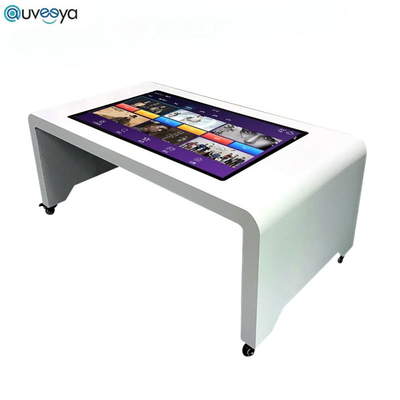 میز نمایشگر تعاملی صفحه نمایش لمسی رومیزی LCD با شیشه سکوریت Auveeya