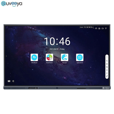 Auveeya مادون قرمز هوشمند وایتبردهای تعاملی برد صفحه نمایش لمسی دیجیتال 75 اینچی