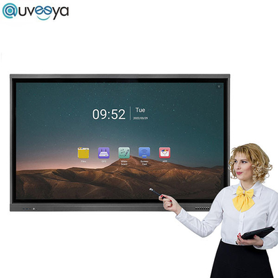 4K به اشتراک گذاری چند صفحه نمایش برد دیجیتال تعاملی وایت برد الکترونیکی برای آموزش
